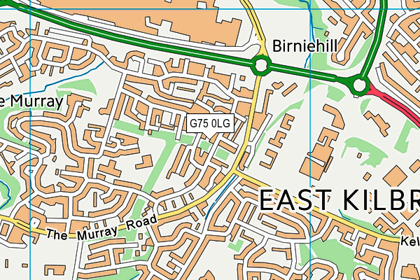 G75 0LG map - OS VectorMap District (Ordnance Survey) G75 0LG map - OS VectorMap District (Ordnance Survey)
