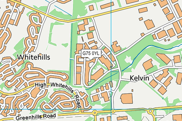 G75 0YL map - OS VectorMap District (Ordnance Survey) G75 0YL map - OS VectorMap District (Ordnance Survey)