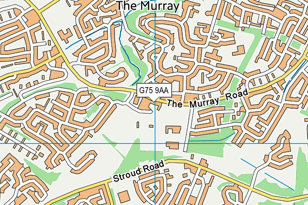 G75 9AA map - OS VectorMap District (Ordnance Survey) G75 9AA map - OS VectorMap District (Ordnance Survey)