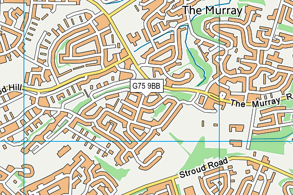 G75 9BB map - OS VectorMap District (Ordnance Survey) G75 9BB map - OS VectorMap District (Ordnance Survey)
