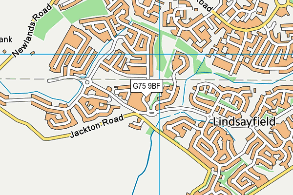 G75 9BF map - OS VectorMap District (Ordnance Survey) G75 9BF map - OS VectorMap District (Ordnance Survey)