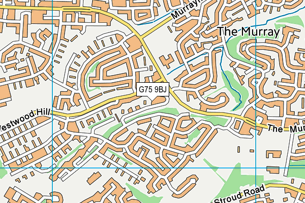 G75 9BJ map - OS VectorMap District (Ordnance Survey) G75 9BJ map - OS VectorMap District (Ordnance Survey)
