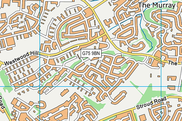 G75 9BN map - OS VectorMap District (Ordnance Survey) G75 9BN map - OS VectorMap District (Ordnance Survey)