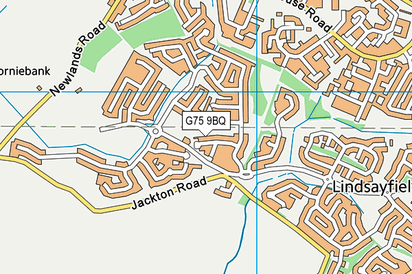 G75 9BQ map - OS VectorMap District (Ordnance Survey) G75 9BQ map - OS VectorMap District (Ordnance Survey)