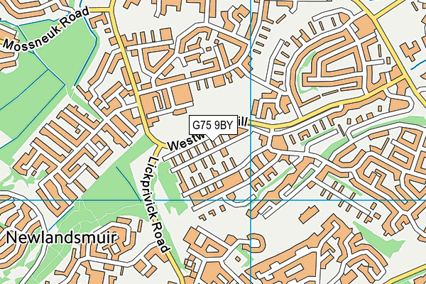 G75 9BY map - OS VectorMap District (Ordnance Survey) G75 9BY map - OS VectorMap District (Ordnance Survey)