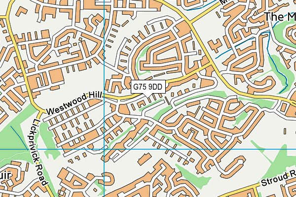 G75 9DD map - OS VectorMap District (Ordnance Survey) G75 9DD map - OS VectorMap District (Ordnance Survey)
