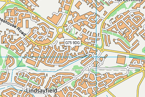G75 9DG map - OS VectorMap District (Ordnance Survey) G75 9DG map - OS VectorMap District (Ordnance Survey)