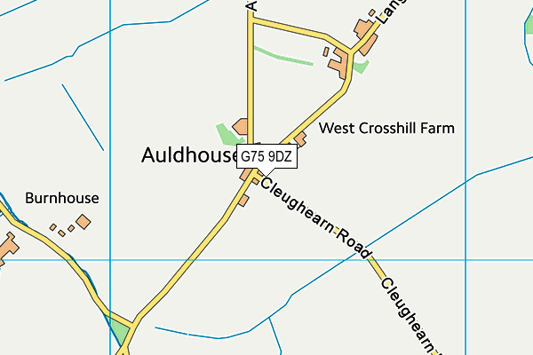 G75 9DZ map - OS VectorMap District (Ordnance Survey) G75 9DZ map - OS VectorMap District (Ordnance Survey)