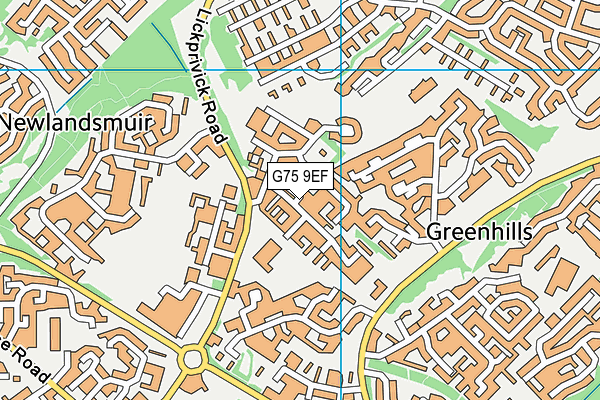 G75 9EF map - OS VectorMap District (Ordnance Survey) G75 9EF map - OS VectorMap District (Ordnance Survey)