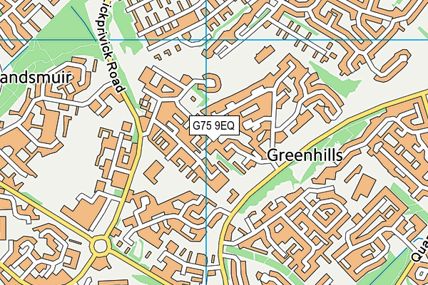 G75 9EQ map - OS VectorMap District (Ordnance Survey) G75 9EQ map - OS VectorMap District (Ordnance Survey)