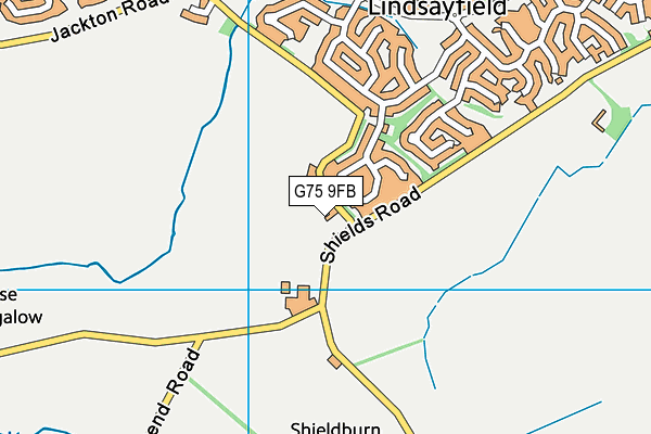 G75 9FB map - OS VectorMap District (Ordnance Survey) G75 9FB map - OS VectorMap District (Ordnance Survey)