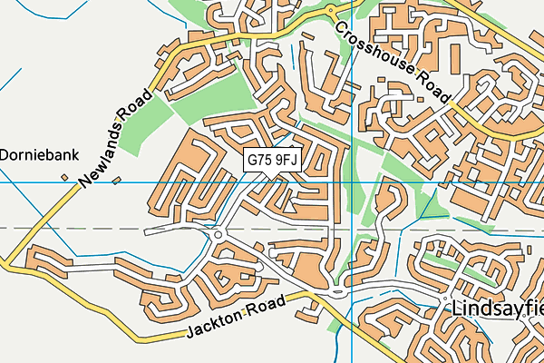 G75 9FJ map - OS VectorMap District (Ordnance Survey) G75 9FJ map - OS VectorMap District (Ordnance Survey)