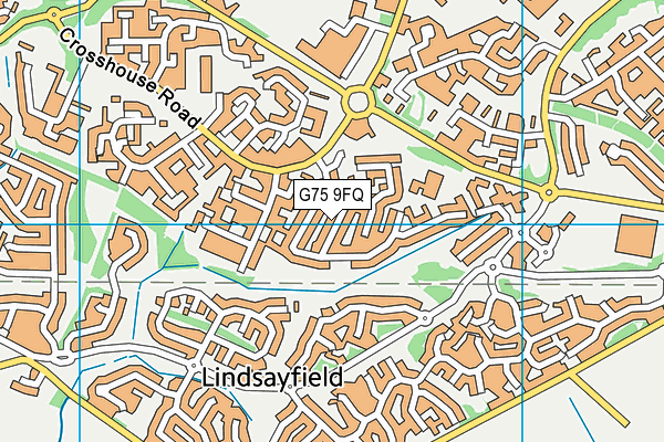 G75 9FQ map - OS VectorMap District (Ordnance Survey) G75 9FQ map - OS VectorMap District (Ordnance Survey)