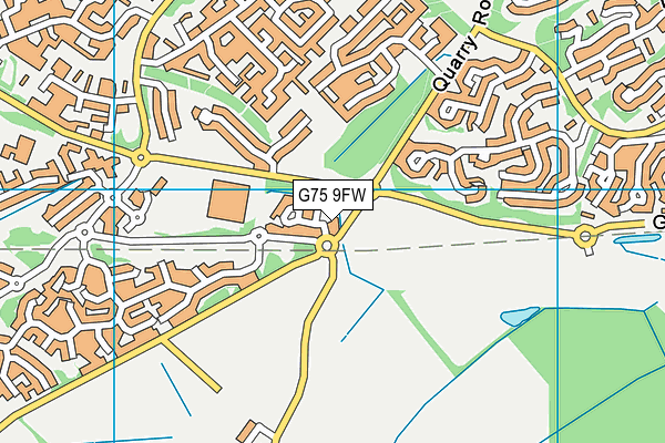 G75 9FW map - OS VectorMap District (Ordnance Survey) G75 9FW map - OS VectorMap District (Ordnance Survey)