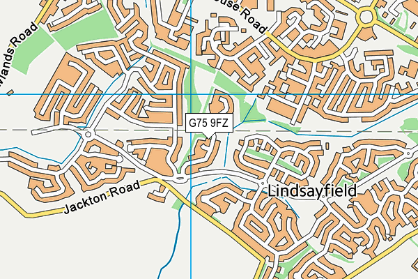 G75 9FZ map - OS VectorMap District (Ordnance Survey) G75 9FZ map - OS VectorMap District (Ordnance Survey)
