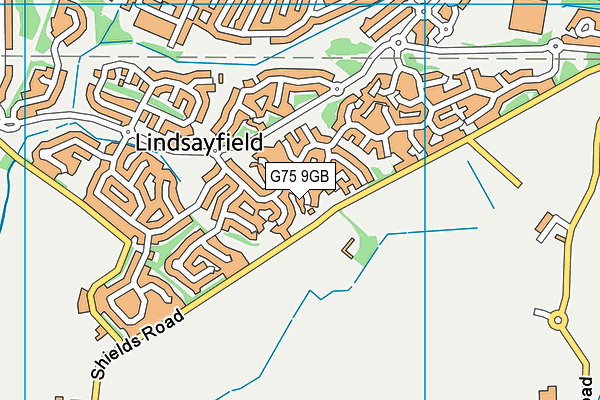 G75 9GB map - OS VectorMap District (Ordnance Survey) G75 9GB map - OS VectorMap District (Ordnance Survey)