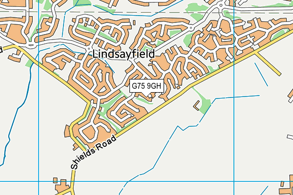 G75 9GH map - OS VectorMap District (Ordnance Survey) G75 9GH map - OS VectorMap District (Ordnance Survey)