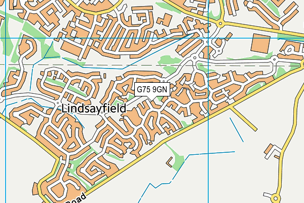 G75 9GN map - OS VectorMap District (Ordnance Survey)