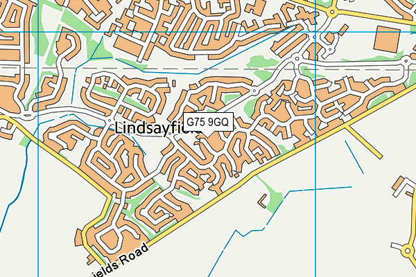 G75 9GQ map - OS VectorMap District (Ordnance Survey) G75 9GQ map - OS VectorMap District (Ordnance Survey)