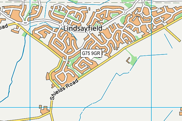 G75 9GR map - OS VectorMap District (Ordnance Survey) G75 9GR map - OS VectorMap District (Ordnance Survey)