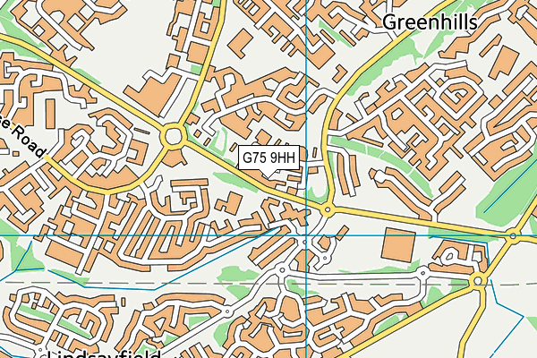 G75 9HH map - OS VectorMap District (Ordnance Survey) G75 9HH map - OS VectorMap District (Ordnance Survey)