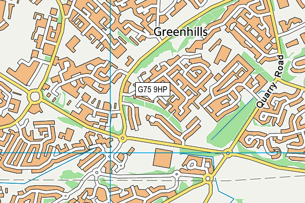 G75 9HP map - OS VectorMap District (Ordnance Survey) G75 9HP map - OS VectorMap District (Ordnance Survey)