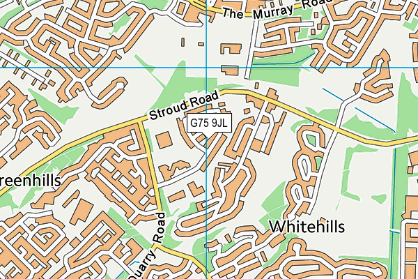 G75 9JL map - OS VectorMap District (Ordnance Survey) G75 9JL map - OS VectorMap District (Ordnance Survey)