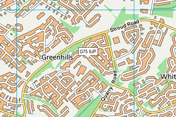G75 9JP map - OS VectorMap District (Ordnance Survey) G75 9JP map - OS VectorMap District (Ordnance Survey)
