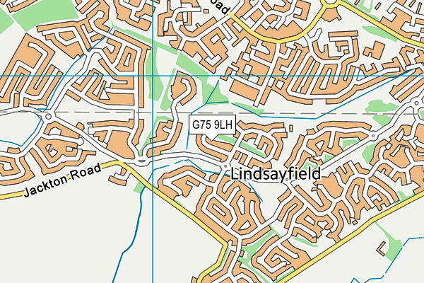 G75 9LH map - OS VectorMap District (Ordnance Survey)