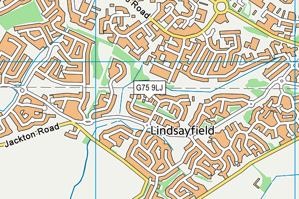 G75 9LJ map - OS VectorMap District (Ordnance Survey) G75 9LJ map - OS VectorMap District (Ordnance Survey)