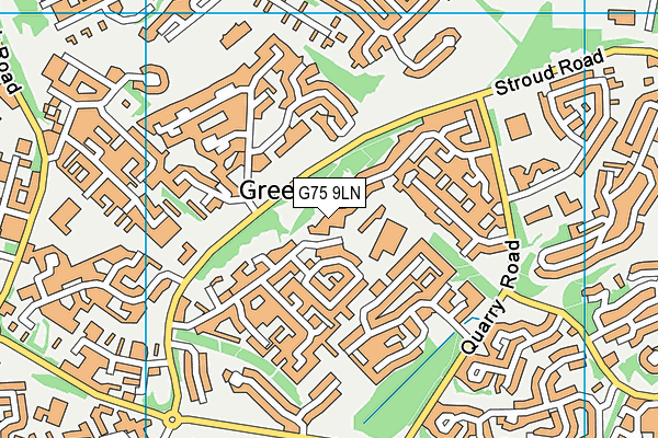 G75 9LN map - OS VectorMap District (Ordnance Survey) G75 9LN map - OS VectorMap District (Ordnance Survey)