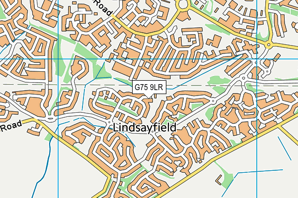G75 9LR map - OS VectorMap District (Ordnance Survey) G75 9LR map - OS VectorMap District (Ordnance Survey)