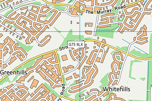 G75 9LX map - OS VectorMap District (Ordnance Survey) G75 9LX map - OS VectorMap District (Ordnance Survey)