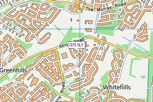 G75 9LY map - OS VectorMap District (Ordnance Survey) G75 9LY map - OS VectorMap District (Ordnance Survey)