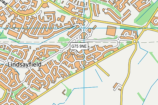 G75 9NE map - OS VectorMap District (Ordnance Survey) G75 9NE map - OS VectorMap District (Ordnance Survey)