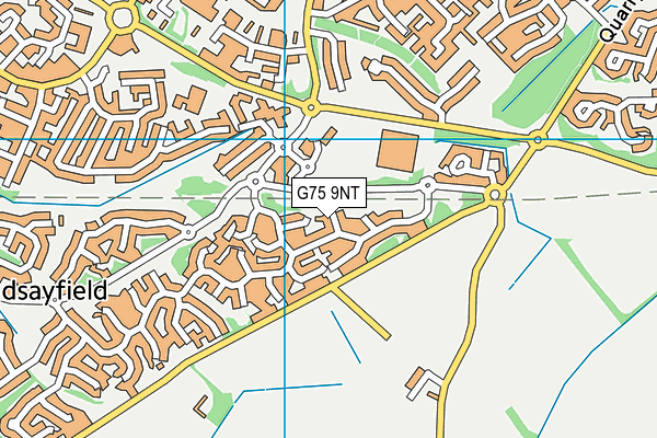 G75 9NT map - OS VectorMap District (Ordnance Survey) G75 9NT map - OS VectorMap District (Ordnance Survey)