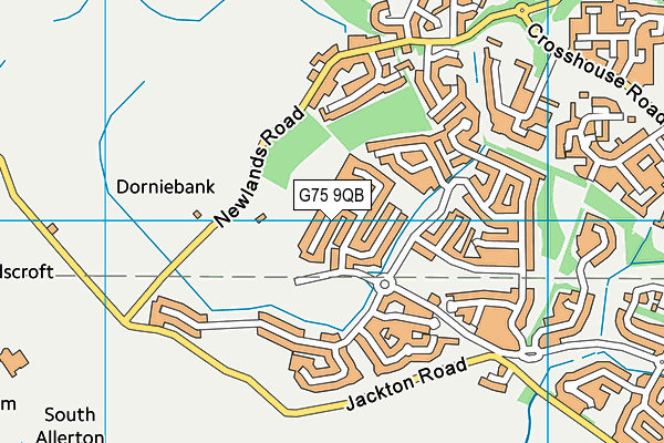 G75 9QB map - OS VectorMap District (Ordnance Survey) G75 9QB map - OS VectorMap District (Ordnance Survey)