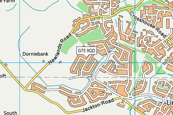 G75 9QD map - OS VectorMap District (Ordnance Survey) G75 9QD map - OS VectorMap District (Ordnance Survey)