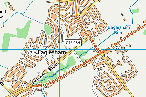 G76 0BH map - OS VectorMap District (Ordnance Survey) G76 0BH map - OS VectorMap District (Ordnance Survey)