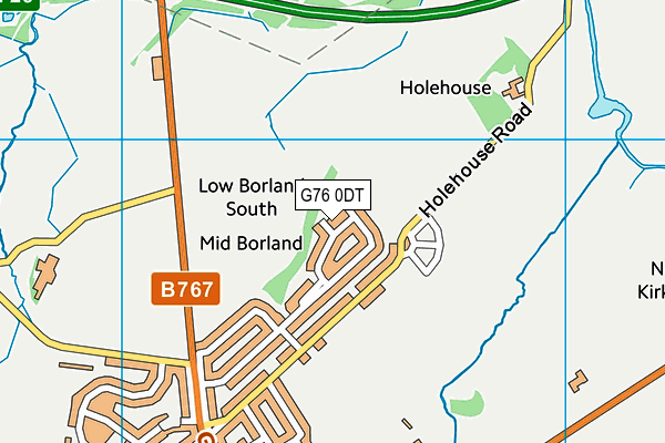 G76 0DT map - OS VectorMap District (Ordnance Survey) G76 0DT map - OS VectorMap District (Ordnance Survey)