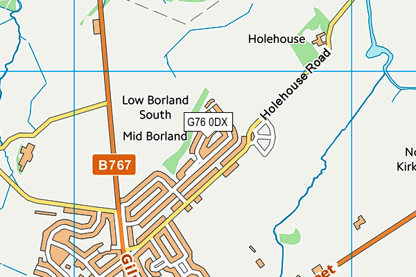 G76 0DX map - OS VectorMap District (Ordnance Survey) G76 0DX map - OS VectorMap District (Ordnance Survey)
