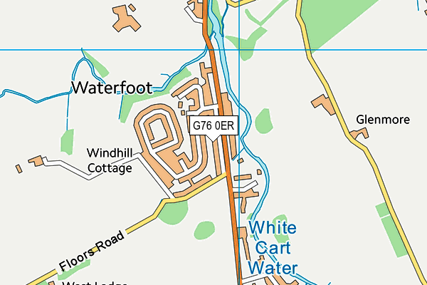 G76 0ER map - OS VectorMap District (Ordnance Survey) G76 0ER map - OS VectorMap District (Ordnance Survey)