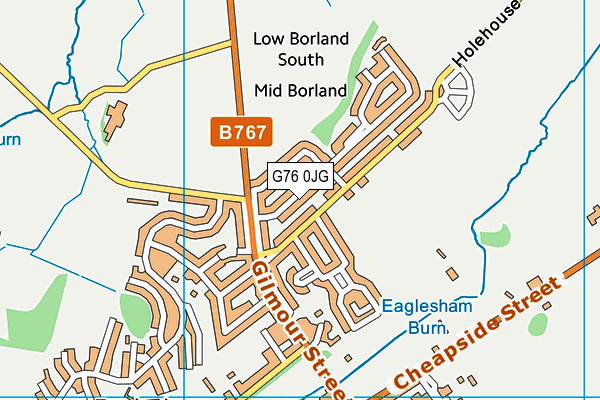 G76 0JG map - OS VectorMap District (Ordnance Survey) G76 0JG map - OS VectorMap District (Ordnance Survey)