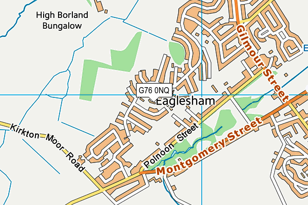 G76 0NQ map - OS VectorMap District (Ordnance Survey)