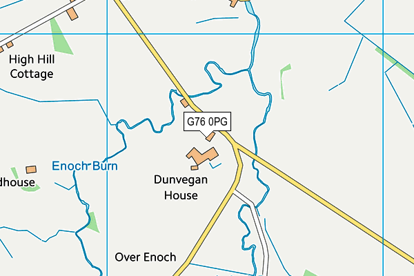 G76 0PG map - OS VectorMap District (Ordnance Survey)