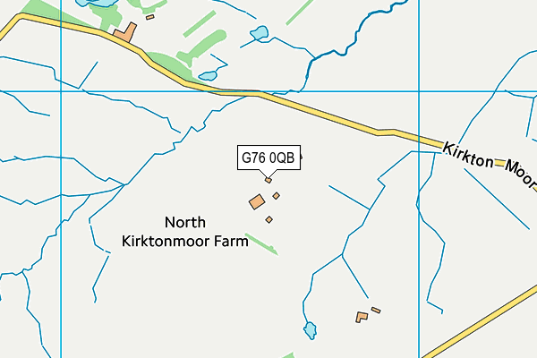 G76 0QB map - OS VectorMap District (Ordnance Survey)