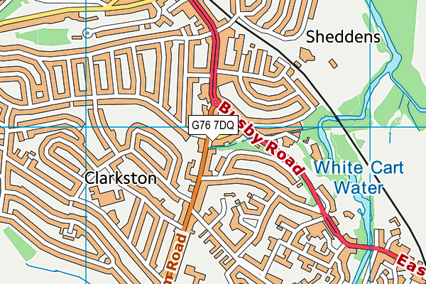 G76 7DQ map - OS VectorMap District (Ordnance Survey) G76 7DQ map - OS VectorMap District (Ordnance Survey)