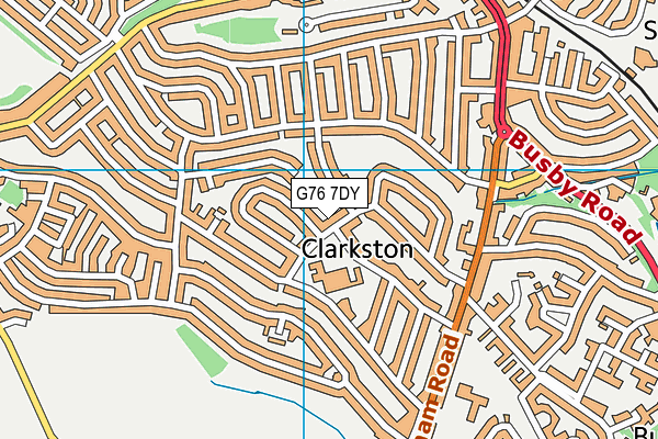 G76 7DY map - OS VectorMap District (Ordnance Survey) G76 7DY map - OS VectorMap District (Ordnance Survey)
