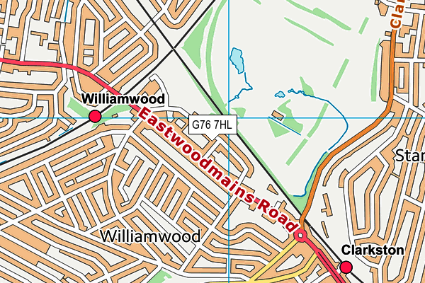 G76 7HL map - OS VectorMap District (Ordnance Survey) G76 7HL map - OS VectorMap District (Ordnance Survey)