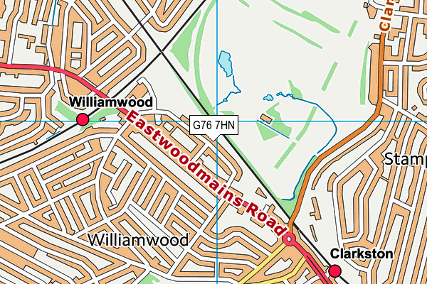 G76 7HN map - OS VectorMap District (Ordnance Survey) G76 7HN map - OS VectorMap District (Ordnance Survey)